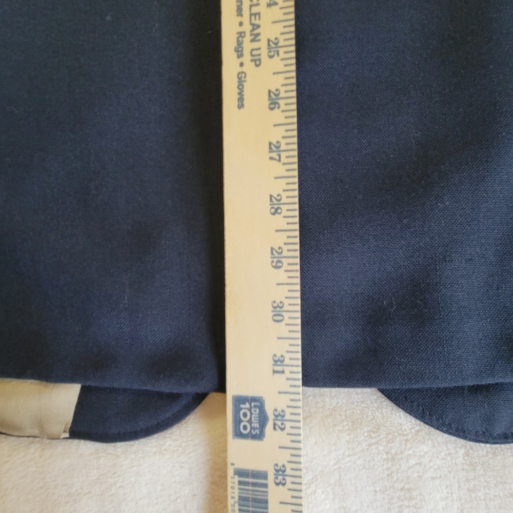 Wentworth Blazer Mens 48R Navy Blue Gold Crest Button 2-Button Sport Coat - Picture 12 of 16